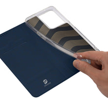 Заредете изображение във визуализатора на галерията – Dux Ducis Skin Pro case for Oppo Reno 8 flip cover card wallet stand blue
