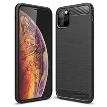 Заредете изображение във визуализатора на галерията – Carbon Case flexible cover for iPhone 11 Pro Max black
