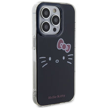 Заредете изображение във визуализатора на галерията – Original Case HELLO KITTY hardcase IML Kitty Face HKHCP15LHKHLK for Iphone 15 Pro black
