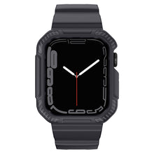 Заредете изображение във визуализатора на галерията – Kingxbar CYF106 2in1 Armored Case for Apple Watch SE, 8, 7, 6, 5, 4, 3, 2, 1 (41, 40, 38 mm) with Strap Gray
