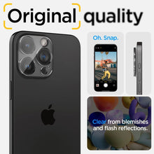 Заредете изображение във визуализатора на галерията – Spigen Optik.tR Camera Protector for iPhone 14 Pro / Pro Max / 15 Pro / Pro Max - transparent 2 pcs.
