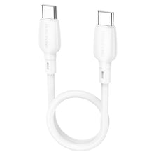 Заредете изображение във визуализатора на галерията – Borofone Cable BX93 Super Power - Type C to Type C - 60W 3A 0,25 metres white
