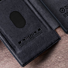 Заредете изображение във визуализатора на галерията – Nillkin Qin Leather Pro Case for Samsung Galaxy S23 Ultra Cover with Flip Camera Cover Black
