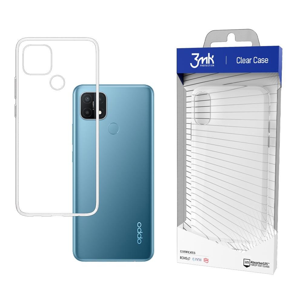 Oppo A15 - 3mk Clear Case - TopMag