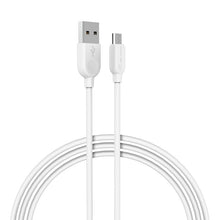 Заредете изображение във визуализатора на галерията – Borofone Cable BX14 LinkJet - USB to Micro USB - 2,4A 1 metre white
