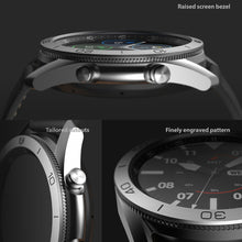 Заредете изображение във визуализатора на галерията – Ringke Bezel Styling case frame envelope ring Samsung Galaxy Watch 3 45 mm black (Stainless Steel) (GW3-45-08)
