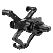Заредете изображение във визуализатора на галерията – Borofone Car holder BH78 Point gravity, air vent mount black
