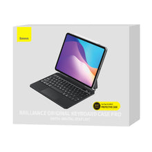 Заредете изображение във визуализатора на галерията – Baseus Brilliance bluetooth keyboard case iPad Pro 11'' (2018) / iPad Air 4 10.9'' / iPad Air 5 10.9'' / iPad 10 10.9'' (2022) magnetic flip stand gray
