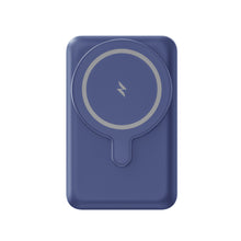 Заредете изображение във визуализатора на галерията – Amazing Thing Power bank Thunder Pro Stand 5000mAh TPM5KSBU - Type C - magnetic with induction charger blue

