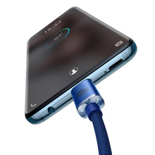 Заредете изображение във визуализатора на галерията – Baseus Crystal Shine Series cable USB cable for fast charging and data transfer USB Type C - USB Type C 100W 2m blue (CAJY000703) - TopMag
