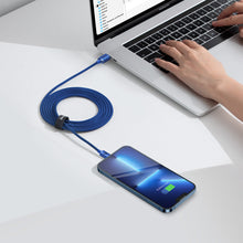 Заредете изображение във визуализатора на галерията – Baseus Crystal Shine Series cable USB cable for fast charging and data transfer USB Type C - USB Type C 100W 2m blue (CAJY000703) - TopMag
