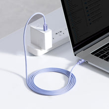 Заредете изображение във визуализатора на галерията – Baseus Crystal Shine Series cable USB cable for fast charging and data transfer USB Type C - USB Type C 100W 2m purple (CAJY000705) - TopMag
