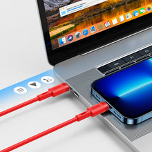 Заредете изображение във визуализатора на галерията – Joyroom cable USB Type C - Lightning PD 20W 1.2m red (S-1224N9) - TopMag

