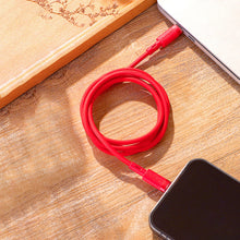Заредете изображение във визуализатора на галерията – Joyroom cable USB Type C - Lightning PD 20W 1.2m red (S-1224N9) - TopMag
