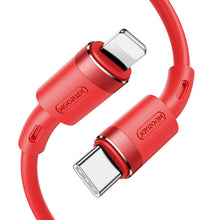 Заредете изображение във визуализатора на галерията – Joyroom cable USB Type C - Lightning PD 20W 1.2m red (S-1224N9) - TopMag
