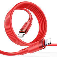 Заредете изображение във визуализатора на галерията – Joyroom cable USB Type C - Lightning PD 20W 1.2m red (S-1224N9) - TopMag
