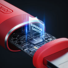 Заредете изображение във визуализатора на галерията – Joyroom cable USB Type C - Lightning PD 20W 1.2m red (S-1224N9) - TopMag
