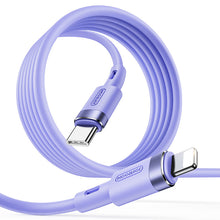 Заредете изображение във визуализатора на галерията – Joyroom cable USB Type C - Lightning PD 20W 1.2m purple (S-1224N9) - TopMag
