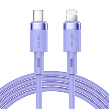 Заредете изображение във визуализатора на галерията – Joyroom cable USB Type C - Lightning PD 20W 1.2m purple (S-1224N9) - TopMag
