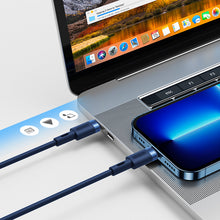 Заредете изображение във визуализатора на галерията – Joyroom cable USB Type C - Lightning PD 20W 1.2m blue (S-1224N9) - TopMag
