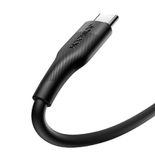 Заредете изображение във визуализатора на галерията – Joyroom durable USB Type C cable - USB Type C PD 60W 1.8m black (S-1830M3) - TopMag
