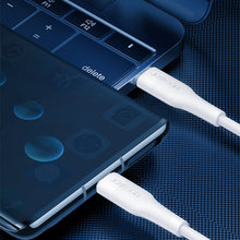 Заредете изображение във визуализатора на галерията – Joyroom durable USB Type C cable - USB Type C PD 60W 1.8m white (S-1830M3) - TopMag
