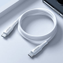 Заредете изображение във визуализатора на галерията – Joyroom durable USB Type C cable - USB Type C PD 60W 1.8m white (S-1830M3) - TopMag
