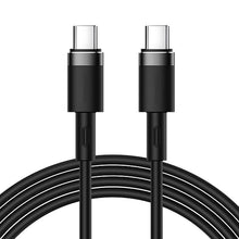 Заредете изображение във визуализатора на галерията – Joyroom durable USB Type C cable - USB Type C 3A 1.8m black (S-1830N9) - TopMag
