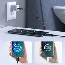 Заредете изображение във визуализатора на галерията – Joyroom durable USB Type C cable - USB Type C 3A 1.8m black (S-1830N9) - TopMag
