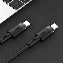 Заредете изображение във визуализатора на галерията – Joyroom durable USB Type C cable - USB Type C 3A 1.8m black (S-1830N9) - TopMag
