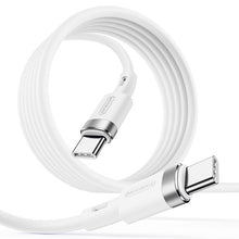 Заредете изображение във визуализатора на галерията – Joyroom durable USB Type C cable - USB Type C 3A 1.8m white (S-1830N9) - TopMag
