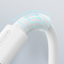 Заредете изображение във визуализатора на галерията – Joyroom durable USB Type C cable - USB Type C 3A 1.8m white (S-1830N9) - TopMag

