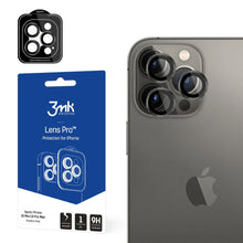 Заредете изображение във визуализатора на галерията – Camera Glass for iPhone 13 Pro Max / 13 Pro 9H for 3mk Lens Protection Pro Series Lens - Gray
