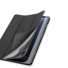 Заредете изображение във визуализатора на галерията – Dux Ducis Domo eco-leather case with stand for Samsung Tab S9 FE+ - black
