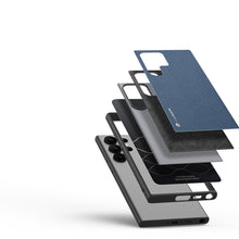 Заредете изображение във визуализатора на галерията – Dux Ducis Fino case Samsung Galaxy S23 Ultra cover with silicone frame blue
