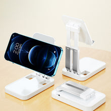 Заредете изображение във визуализатора на галерията – Folding phone stand for tablet (K15) - white
