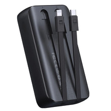 Заредете изображение във визуализатора на галерията – Mini power bank with built-in cables Joyroom JR-PBC07 20000mAh 30W - black
