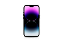 Заредете изображение във визуализатора на галерията – iPhone 15 Pro iCarer Oil Wax Premium Leather MagSafe Compatible Leather Case - Black
