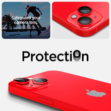 Заредете изображение във визуализатора на галерията – Spigen OPTIK.TR ”EZ FIT” CAMERA PROTECTOR 2-PACK IPHONE 14 / 14 PLUS RED
