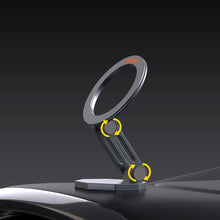Заредете изображение във визуализатора на галерията – Dudao F17+ magnetic car holder for the dashboard - gray
