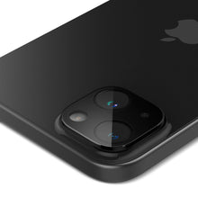 Заредете изображение във визуализатора на галерията – Spigen Glass tR Optik 2 Pack, black - iPhone 15/15 Plus
