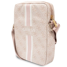 Заредете изображение във визуализатора на галерията – Guess 4G Stripes bag for 8" tablet - pink
