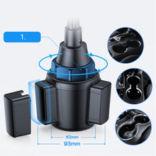 Заредете изображение във визуализатора на галерията – Joyroom car phone holder for cup holder black (JR-ZS259) - TopMag
