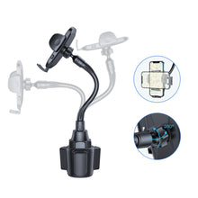 Заредете изображение във визуализатора на галерията – Joyroom car phone holder for cup holder black (JR-ZS259) - TopMag
