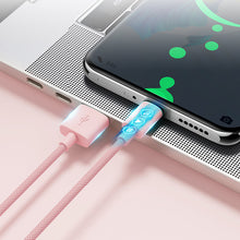 Заредете изображение във визуализатора на галерията – Joyroom cable USB cable - Lightning charging / data transmission 1m pink (S-1030M13) - TopMag
