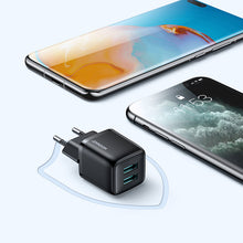 Заредете изображение във визуализатора на галерията – 2x USB wall charger by Joyroom with a power of up to 12 W 2.4 A (L-2A121) - TopMag
