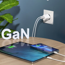 Заредете изображение във визуализатора на галерията – Choetech Fast USB Wall Charger USB Type C PD QC 33W white (PD5006) - TopMag
