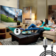 Заредете изображение във визуализатора на галерията – Choetech kit adapter HUB USB Type C - HDMI 2.0 (3840 x 2160 @ 60Hz) gray (HUB-H12) + USB cable Type C - HDMI (3840 x 2160 @ 60Hz) 2m gray (CH0021) - TopMag
