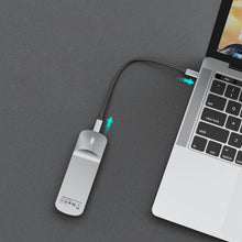 Заредете изображение във визуализатора на галерията – Choetech disk bay disk enclosure NvMe SSD M-Key &amp; B + M Key M.2 USB Type C (10Gbps) gray (PC-HDE16) - TopMag
