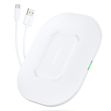 Заредете изображение във визуализатора на галерията – Choetech Qi 15W wireless charger + USB cable - USB Type C 1m white (T550-F-V2) - TopMag
